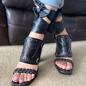 Yves Saint Laurent Strappy Heels